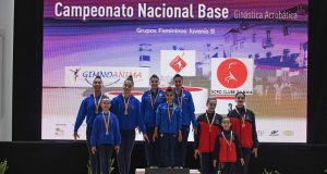 Gimnoanima campeã nacional de ginástica acrobática