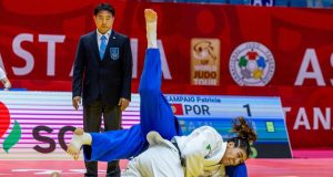 Judoca Patrícia Sampaio de prata no Grand Slam no Cazaquistão