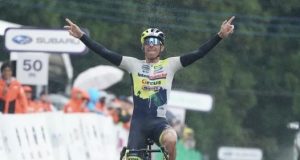 Em dia de vento e chuva Rui Costa venceu Taça do Japão