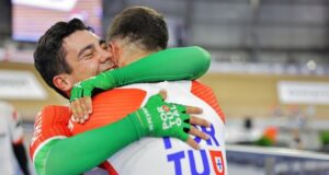 Já apurados para Paris os ciclistas lusos pedalam na Taça das Nações