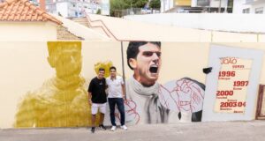 Atleta amadorense João Gomes homenageado com mural