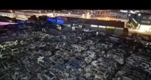 Duzentas viaturas destruídas em incêndio no Prior Velho