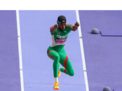 Pichardo falha ouro por dois centímetros