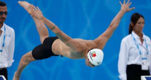 Diogo Ribeiro falha meia-final dos 100 m mariposa e despede-se de Paris