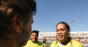 Ronaldinho Gaúcho veio dar show à Reboleira