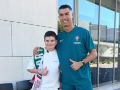 Francisco Coelho conheceu o ídolo Cristiano Ronaldo