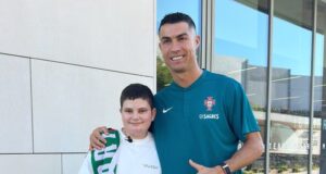 Francisco Coelho conheceu o ídolo Cristiano Ronaldo