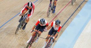 O campeão olímpico Rui Oliveira no Mundial de Ciclismo de Pista