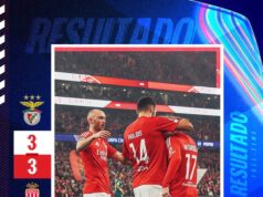 Benfica segue para os oitavos de final