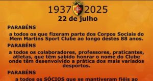 Parabéns, Mem Martins SC!