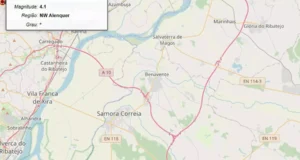 Sismo sentido em Lisboa e arredores