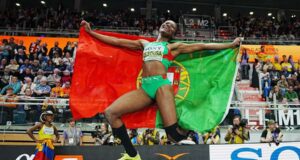 Agate de Sousa é campeã do Mundo do Salto em Comprimento