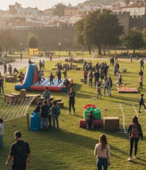 Desafio em Sintra: Jogo gigante põe famílias à prova