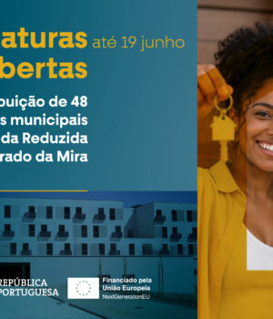 CMA lança concurso para a atribuição de 48 habitações no regime de Renda Acessível