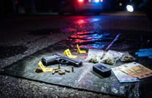 Detido pelo crime de desobediência, detenção de arma proibida e tráfico de estupefacientes