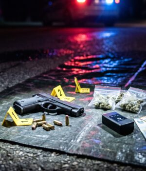 Detido pelo crime de desobediência, detenção de arma proibida e tráfico de estupefacientes