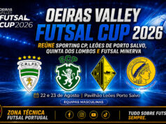 Oeiras Valley Futsal Cup 2026 anima Porto Salvo a 22 e 23 de Agosto