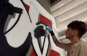 Arte urbana leva a história da AD Oeiras para as paredes do pavilhão