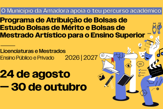 Amadora abre candidaturas a bolsas de estudo, mérito e mestrado artístico