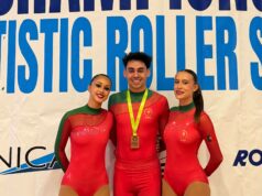 Francisco Gonçalves conquista bronze europeu em Patinagem Artística de Solo Dance