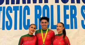 Francisco Gonçalves conquista bronze europeu em Patinagem Artística de Solo Dance