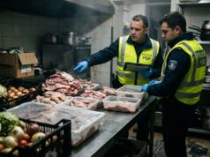 PSP encerra restaurante e apreende 100 kg de comida por riscos para a saúde pública em Sintra