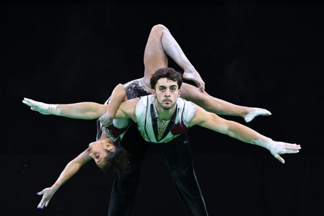 WChSeniorAcro captured at Vitifrigo Arena, Pesaro, on 20260924 by FTomasi